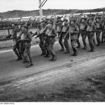 phoca thumb s 2nd40th battalion marching out of brighton camp 1940 ex australian war memorial